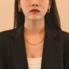 18K金歐美麻花基礎鍊